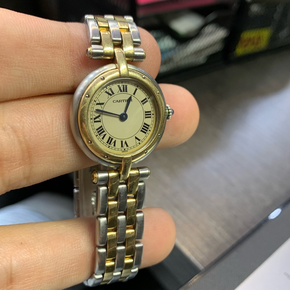 Cartier Oretacier Quartz Two Row Ladies Watch